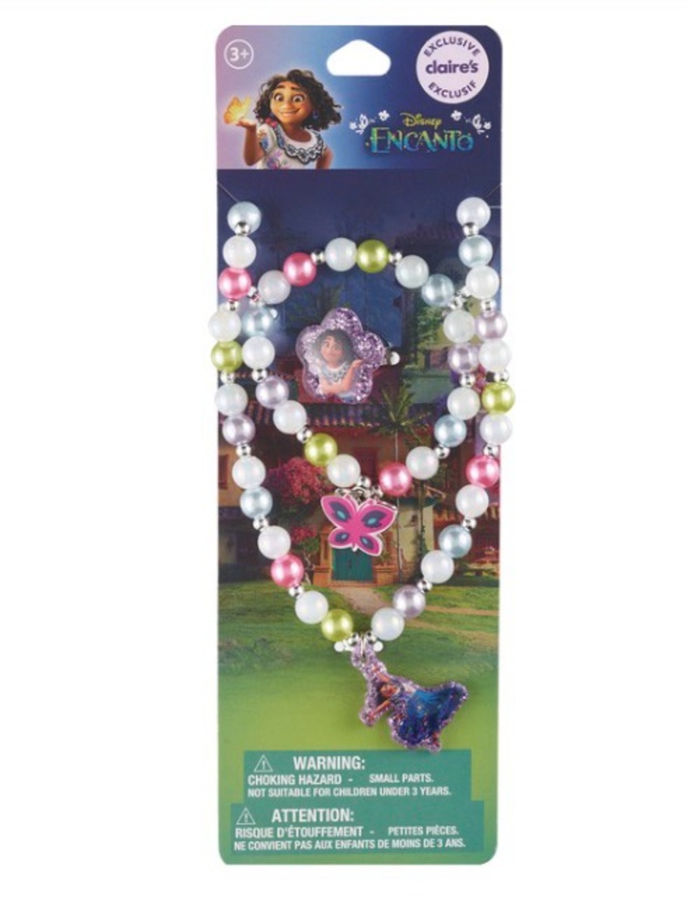Claire’s Disney Encanto Mirabel Jewelry Set | Necklace Bracelet & Ring | NWT